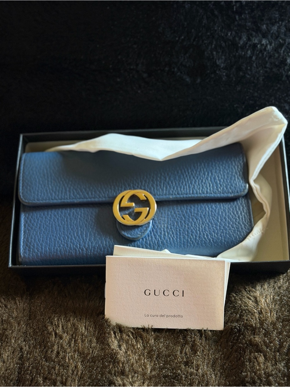 Gucci interlocking G long wallet preloved